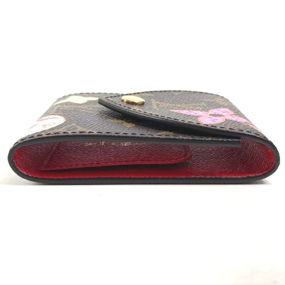 Louis Vuitton Note Cover Pad Pouch Monogram Canvas Brown X Red - Picture 3 of 9